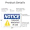Signmission Turn Off When Not In Use, 24 in W x Rectangle, Aluminum OS-2PACK-NS-A-1824-L-18749 - alternate 3